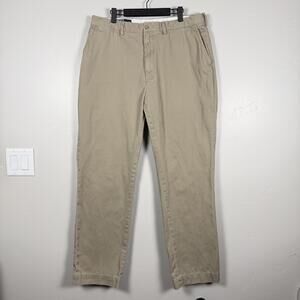 Polo Ralph Lauren Mens Chino Pants Khaki Size 38x32 Classic Fit Casual Cotton